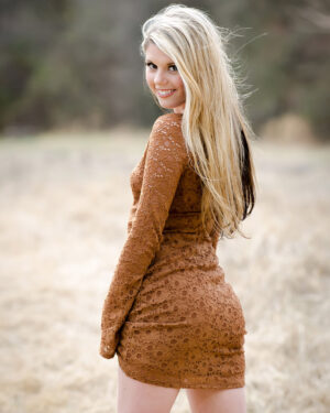 Sherri Chanel Short Dress Outside