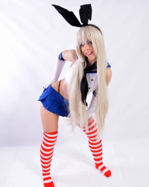 Shimakaze Kantai Nude Cosplay