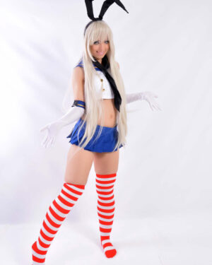 Shimakaze Kantai Nude Cosplay