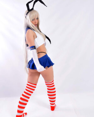 Shimakaze Kantai Nude Cosplay
