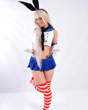 Shimakaze Kantai Nude Cosplay