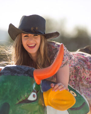 Stella Cox Frisky Busty Cowgirl
