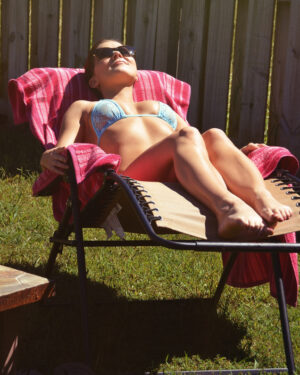 Stephy Nude Backyard Party