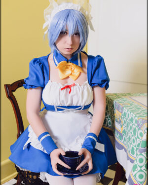 Usatame Sexy Maid Cosplay