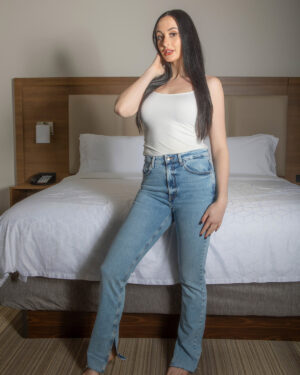 Violet Voss Strips On The Bed Cosmid