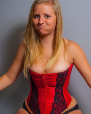 Whitt Red Corset Cosmid