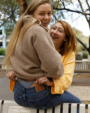 Sara And Brandy Fall Semester Zishy