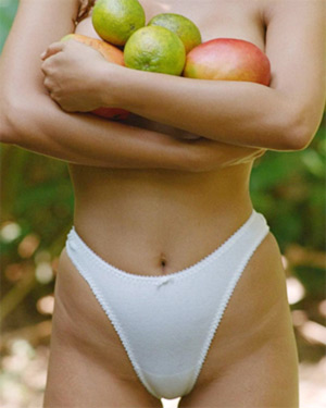 Geena Posing In Her Cotton Panties