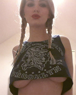 Jess Davies Pigtails and Boobs