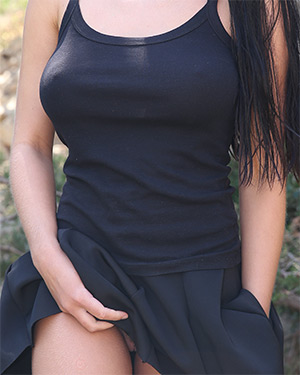 Lucy Li Likes How Her Boobs Look Here