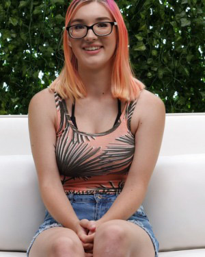 Opal Dyed Hair Cutie Net Girl