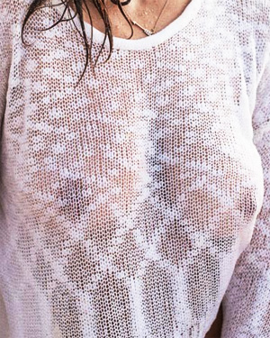 Alyssa Arce Wet Shirt Photoshoot