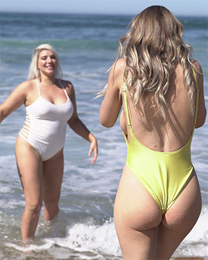 Maddie Page and Paris The Set Swimsuit Heaven