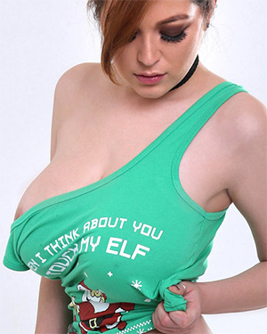 Tessa Fowler Touches Her Elf Boobs